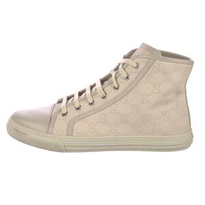 Gucci Canvas High Top Sneakers